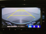 バックでの車庫入れも安心です! リアカメラが付いているバックモニター付のナビを装備しております。操作線もついており距離感も画面から確認できます。