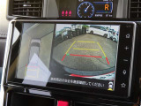 バックカメラの他に上から見下ろしたような画像が見れるアラウンド(全方位)モニター。前後左右を把握できます!