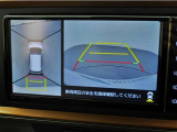 フロントモニター・サイドモニター・バックモニターを使用し、車を上から見たような映像で駐車が出来ます!