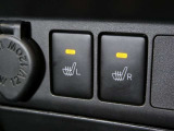 シートヒーターがついてます。冬の乗り始めでも、シートがポカポカして、とっても暖かくて快適!!