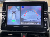 【アラウンドビューモニター】車を上から見下ろしているかのような映像で周囲の状況がひと目で確認、狭い駐車場に駐車するときも安心です♪