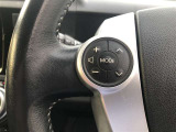 【ステアリングスイッチ】左です。ステアリングから手を離さず、運転に集中したまま手元でオーディオ操作等が出来ます。