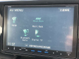 Bluetoothによる接続も可能です。お気に入りの音楽を聴きながら楽しくドライブできます