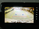 バックカメラも装備です。ガイド機能付きなので後方の距離が掴みやすくなっています。