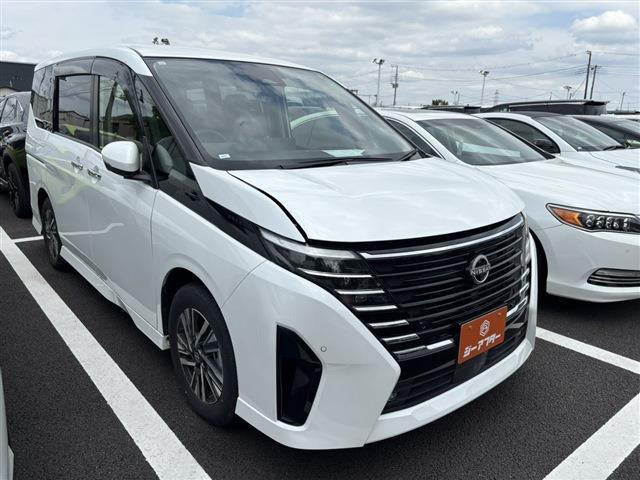 セレナ 1.4 e-POWER ハイウェイスターV 禁煙車 黒革シート 純正ナビ フルセグTV