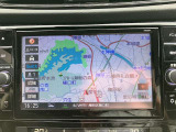 純正ナビゲーション。地上デジタル放送・DVD再生・音楽録音・Bluetooth接続