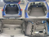 ☆リヤシートを倒すと、こんなに広い空間が出来ました。大きい荷物もらくらくに入ります。