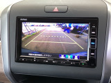 便利な3ビュー切り替え、ガイド線表示付きのバックカメラです!後退時、後方の視界をサポートします!
