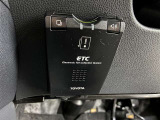 ETC車載器付きです。高速道路の料金所もスムーズに通過できます。