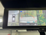 【アラウンドビューモニター】専用のカメラにより、上から見下ろしたような視点で360度クルマの周囲を確認することができます☆死角部分も確認しやすく、狭い場所での切り返しや駐車もスムーズに行えます。