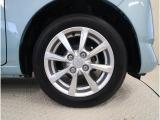 純正14インチアルミホイール装備・タイヤサイズ155/65R14