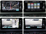 Honda CONNECTディスプレイが装備されております。TV・Apple カープレイ・androidオートなど機能充実です。マルチビューカメラは上空から見下ろしたように路面を映し出し安心です。