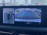 アラウンドビューモニターで車の周辺状況をナビ画面で確認できます☆