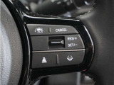◆アダプティブクルーズコントロール◆予め設定した車速内でクルマが自動的に加減速。前走車との適切な車間距離を維持しながら追従走行します。【LKAS】車線維持支援システムでステアリング操作を支援。