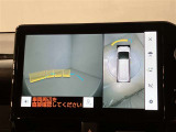パノラミックビューモニター(全周囲モニター)です☆おクルマを空から見たように表示します。