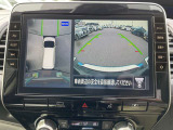 上から見たような画像で車庫入れなどに便利なアラウンドビューモニター