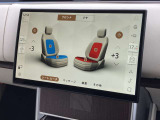 【シートヒーター&クーラー】フロントとリアシートにはシートヒーター&ベンチレーション機能付きで1年を通して快適なドライブが可能となります。
