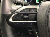 【ステアリングスイッチ】左です。ハンドルから手を離さず、運転に集中したまま手元でオーディオ操作等ができます。