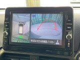 【アラウンドビューモニター】専用のカメラにより、上から見下ろしたような視点で360度クルマの周囲を確認することができます☆死角部分も確認しやすく、狭い場所での切り返しや駐車もスムーズに行えます。