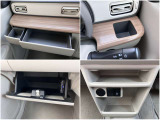 運転席回りは小分けになった収納スペースが沢山。スマホやリップなどもスッキリ置けます。