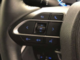 【ステアリングスイッチ】左です。ハンドルから手を離さず、運転に集中したまま手元でオーディオ操作等ができます。