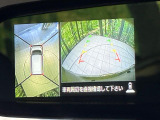 【アラウンドビューモニター】専用のカメラにより、上から見下ろしたような視点で360度クルマの周囲を確認することができます☆死角部分も確認しやすく、狭い場所での切り返しや駐車もスムーズに行えます。