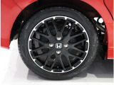 こだわりのHONDA純正アルミホイール。ブラック塗装、切削ホイールで決まってます!