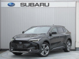 スバルの電気自動車「ソルテラ」入庫。20インチアルミホイール装備。納車時に新品タイヤ4本を交換いたします。