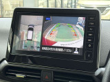 空から車を見たような「アラウンドビューモニター」!車の周りが一目で確認できるので、小さなお子様や障害物があっても安心して乗ることができます♪