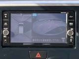 車の上から見下ろしたような360度見えるアラウンドビューモニター搭載してます!狭い駐車場や暗い場所でも安心して駐車出来ます!