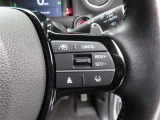 前車追従機能付きのレーダークルーズを備えています。自動で車間距離を調整してくれますので、アクセル操作の疲労軽減に繋がります。特に長距離を帰省される方にはお奨めですよ。
