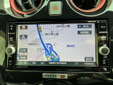 日産純正の視認性の良いディーラーオプションメモリーナビ