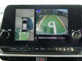 まるで空から見下ろしたかのような映像を映し出すアラウンドモニターだから、車庫入れもラクラクです!