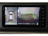 車両を上から見たような映像表示するパノラミックビューモニター付き!