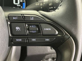 レーダークルーズコントロール(全車速追従機能付)付きです。車速に応じて追従支援してくれるので、ロングドライブも快適です。詳細は販売店スタッフまでおたずねください。