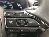 【ステアリングスイッチ】右です。ハンドルから手を離さず、運転に集中したまま手元でマルチインフォメーションディスプレイ内の表示切替などができます。