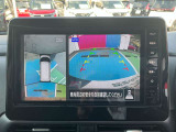 『アラウンドビューモニター』はスムーズな駐車と安全確認をサポートします。