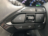 【ステアリングスイッチ】左です。ハンドルから手を離さず、運転に集中したまま手元でオーディオ操作等ができます。