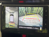 【パノラミックビューモニター】専用のカメラにより、上から見下ろしたような視点で360度クルマの周囲を確認することができます☆死角部分も確認しやすく、狭い場所での切り返しや駐車もスムーズに行えます。