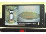 専用のカメラにより、上から見下ろしたような視点で360度クルマの周囲を確認することができます☆縦列駐車や幅寄せ時に活躍してくれます