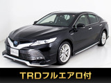 ★トヨタ カムリ Gレザーパッケージ★★禁煙車★TRDフルエアロ★黒本革★BSM★★シートヒーター★クリアランスソナー★★LDA★HUD★レーダークルーズ★衝突軽減★★セーフティセンス★バックモニター★