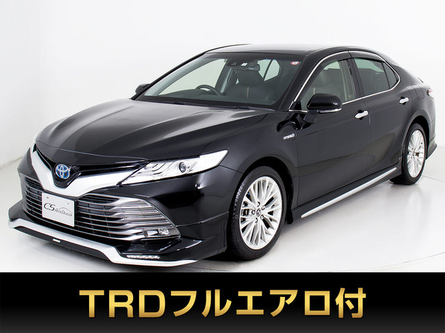カムリ 2.5 G レザーパッケージ TRDエアロ禁煙 黒本革 BSM クリソナ