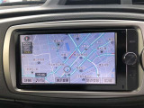 トヨタ純正メモリーナビ装着車。大画面で見やすく使いやすいナビゲーションです。トヨタ純正ならではの、シンプルで簡単操作です。