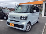 試乗車UPのN-BOXプレミアムサンライトホワイトパールの入庫です。新車保証継承後のお渡しになります。