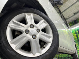 【純正14インチアルミホイール】外観にマッチした純正アルミホイールを装着しております。各種社外アルミホイールや、スタッドレスタイヤも取扱いしております。是非ご相談ください♪