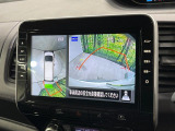 【アラウンドビューモニター】専用のカメラにより、上から見下ろしたような視点で360度クルマの周囲を確認することができます☆死角部分も確認しやすく、狭い場所での切り返しや駐車もスムーズに行えます。