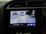 バックカメラの画像です。ガイドラインがスムースな車庫入れをサポートいたします!車庫入れの安心感がアップしますね☆