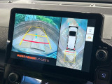 【パノラミックビューモニター】専用のカメラにより、上から見下ろしたような視点で360度クルマの周囲を確認することができます☆死角部分も確認しやすく、狭い場所での切り返しや駐車もスムーズに行えます。