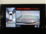 パノラミックビューモニター付きです。車両を上から見たような映像をモニター画面に表示。運転席からの目視では見にくい、車両周辺の状況をリアルタイムでしっかり確認できます。