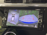 【アラウンドビューモニター】専用のカメラにより、上から見下ろしたような視点で360度クルマの周囲を確認することができます☆死角部分も確認しやすく、狭い場所での切り返しや駐車もスムーズに行えます。